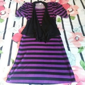Girls Short Sleeve Dress Size 14
